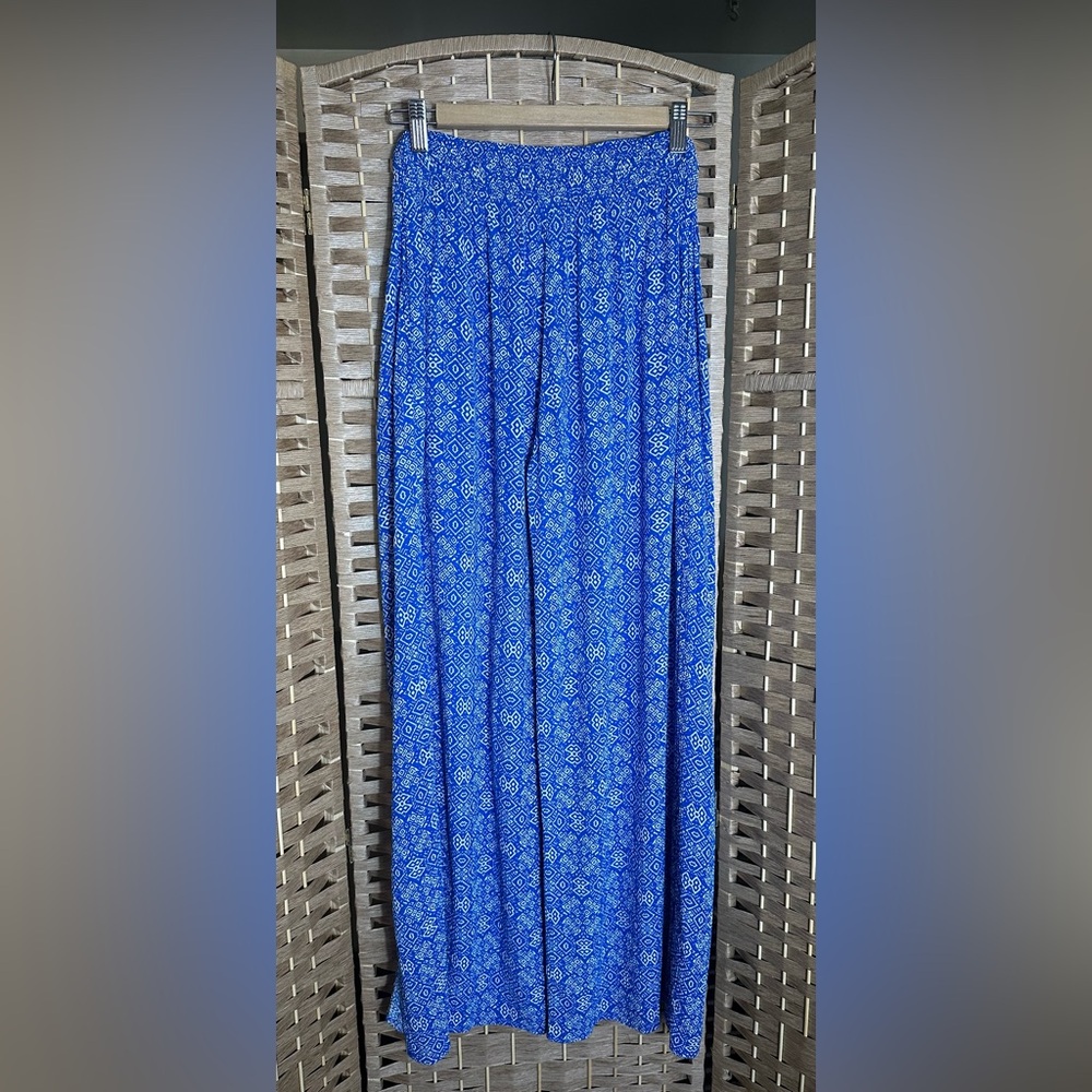 J. McLaughlin Wide Leg Tie-Front Bondi Beach Pants - Size Small - Picture 7 of 12